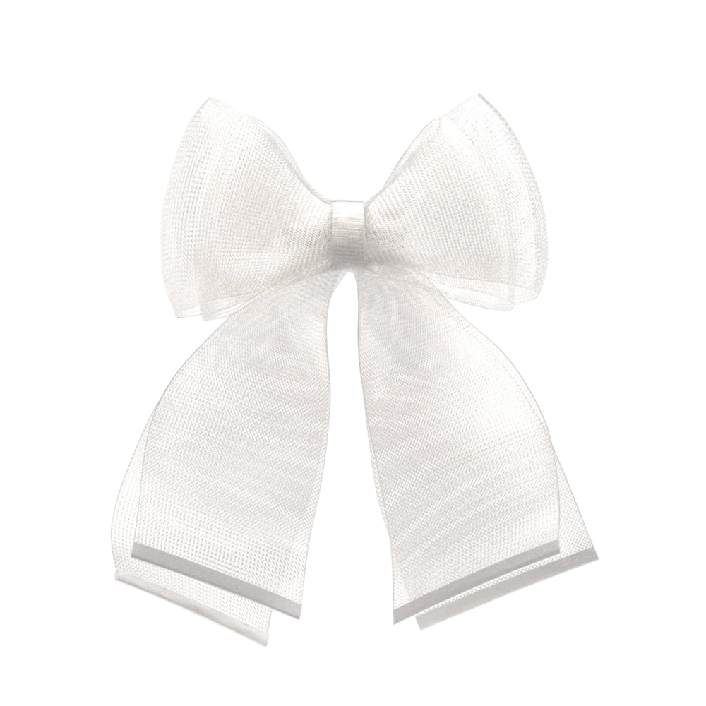 Noeud de cheville Mousseline rose pâle