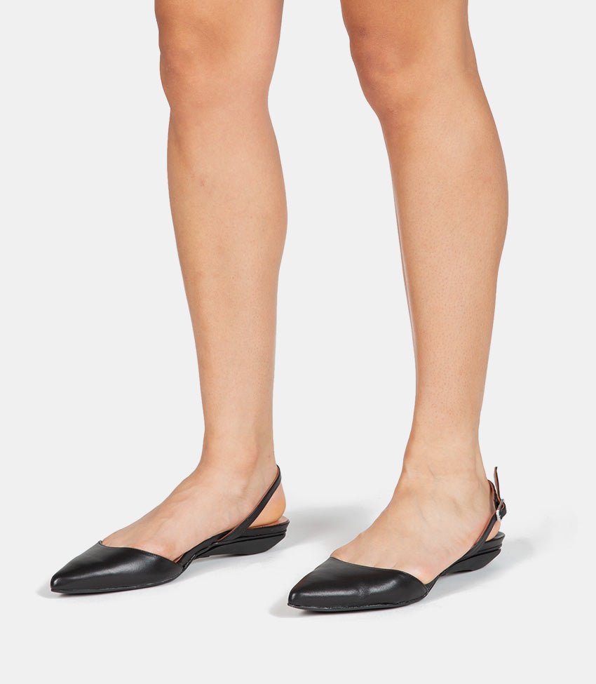 Escarpins de tous les jours en cuir noir