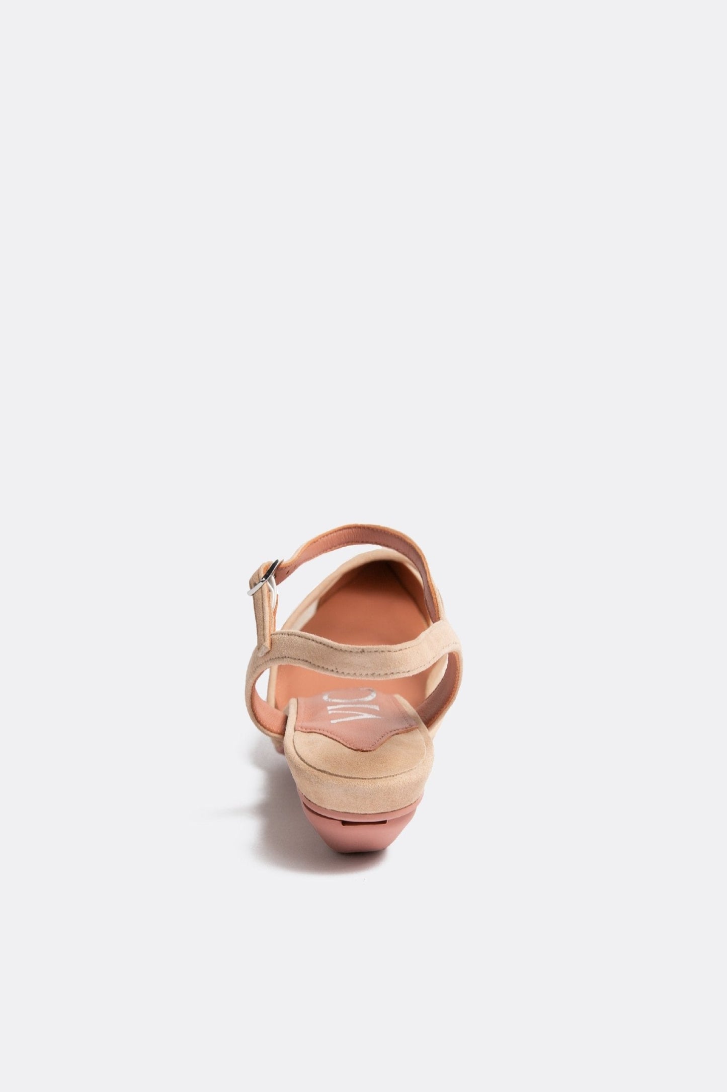 Talon de tous les jours en maille beige