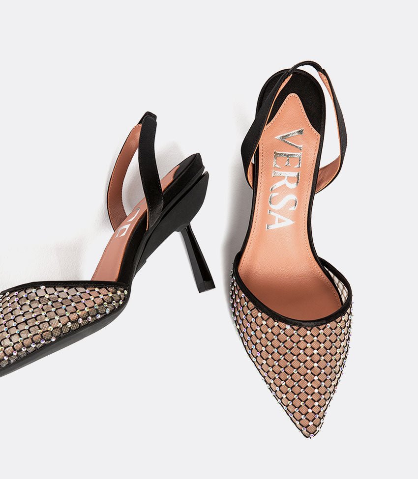 Escarpins de tous les jours en maille cristal