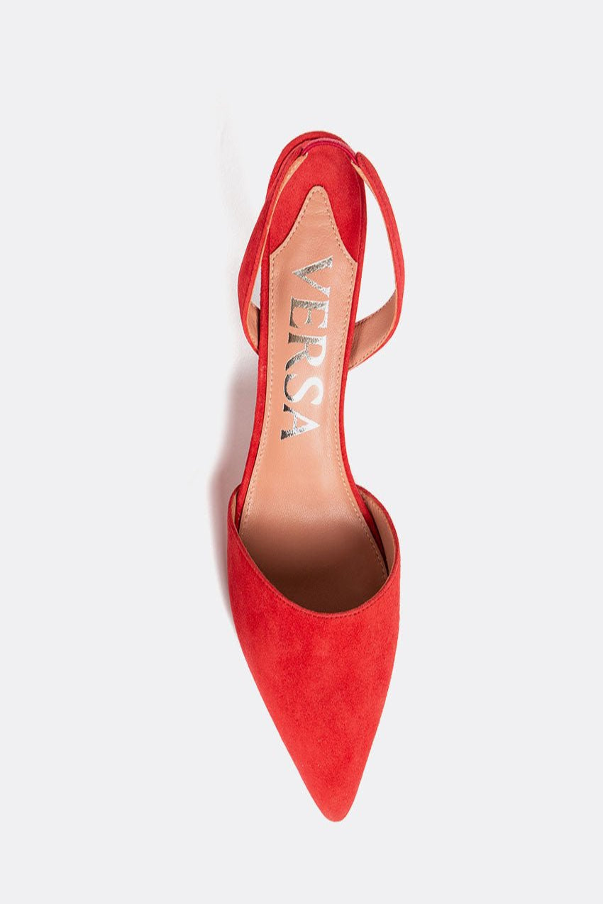 Talon de tous les jours en rouge