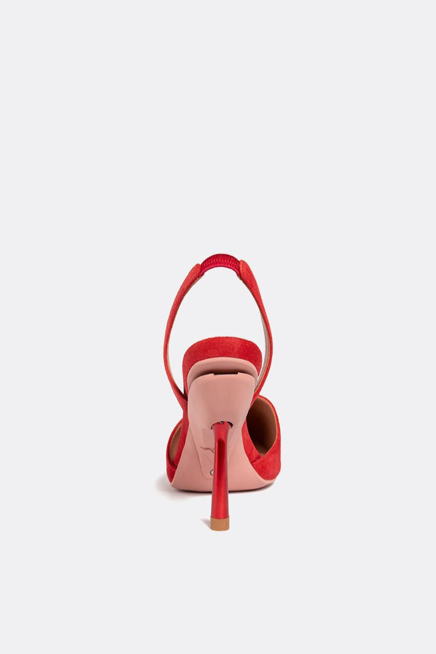 Talon de tous les jours en rouge