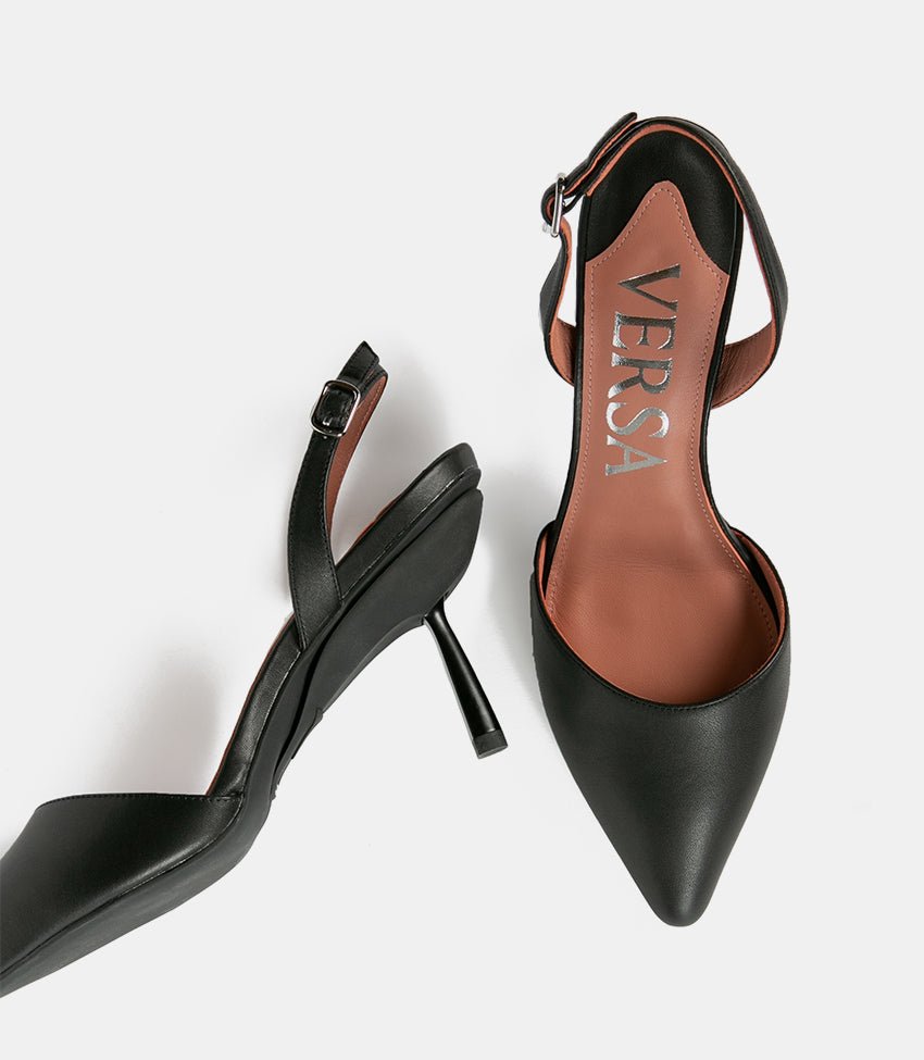 Escarpins de tous les jours en cuir noir