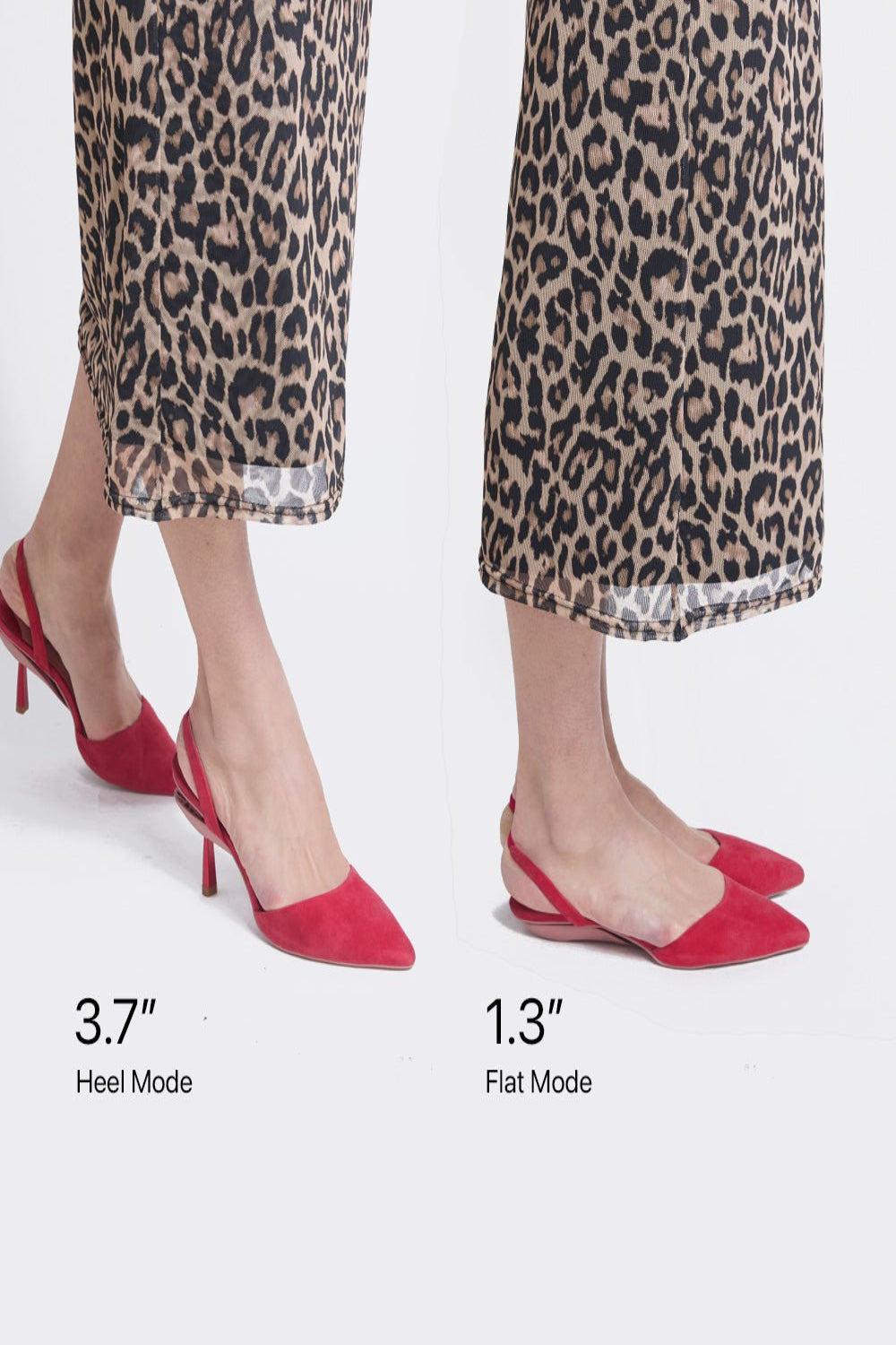 Talon de tous les jours en rouge