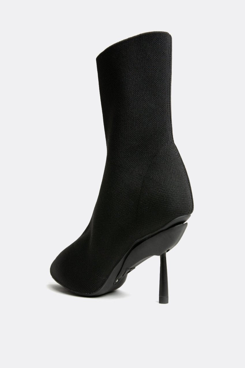 Bottes tricotées noires