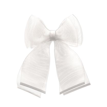 Noeud de cheville Mousseline rose pâle