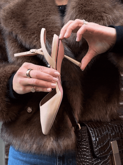 Talon de tous les jours en beige