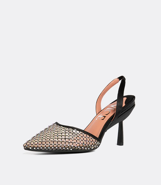 Escarpins de tous les jours en maille cristal
