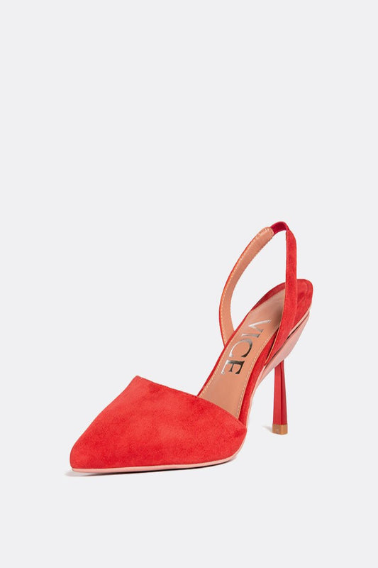 Talon de tous les jours en rouge